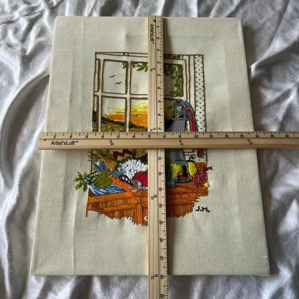 VTG 81' Paragon Stitchery Crewel Embroidery 
